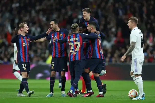 برشلونة يفوز على ريال مدريد ‎في كلاسيكو ذهاب نصف نهائي كأس ملك إسبانيا