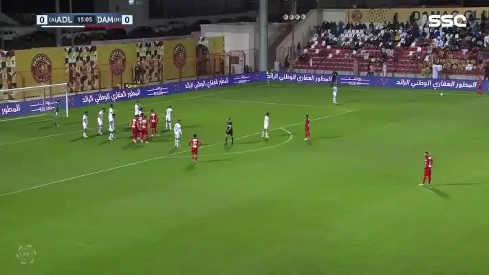 شاهد هدف عبد القادر بدران اليوم ضد نادي العدالة في الدوري السعودي الممتاز