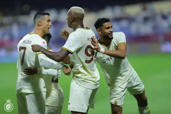 رونالدو يقود النصر للفوز على العدالة بخماسية في الدوري السعودي