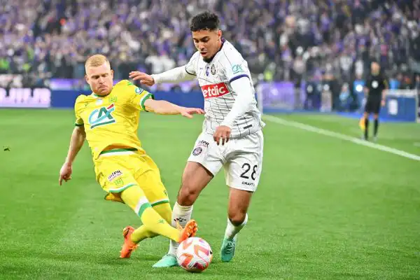 فارس شايبي و تولوز يحققون لقب كأس فرنسا بعد اكتساح نانت