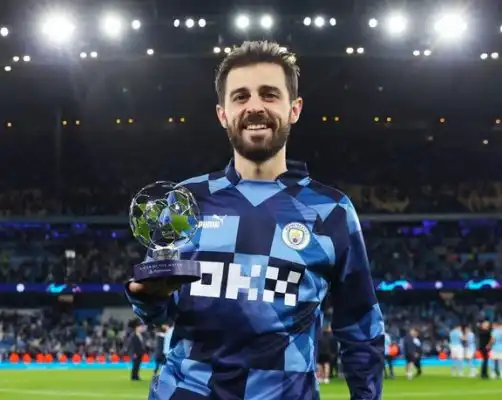 بيرناردو سيلفا أفضل لاعب في مباراة مانشستر سيتي أمام ريال مدريد