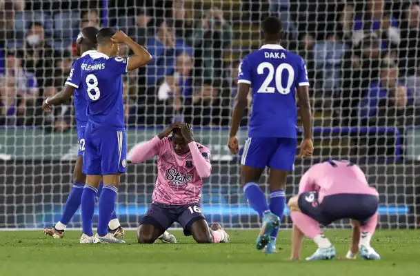 ليستر سيتي يتعادل امام إيفرتون في الدوري الإنكليزي الممتاز