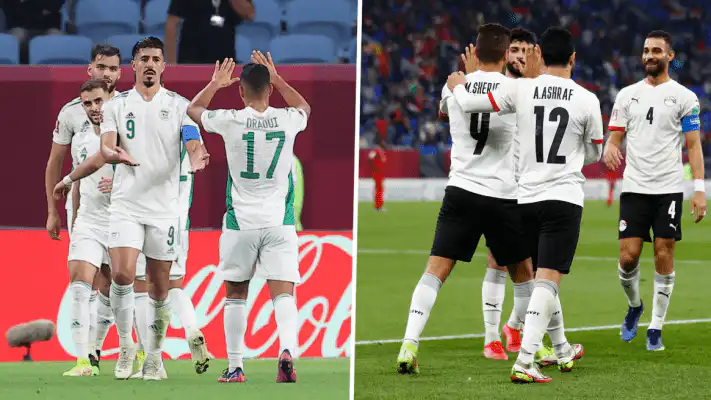 مباراة ودية قوية بين الجزائر ومصر قبل كأس الأمم الأفريقية
