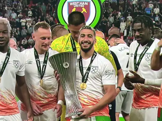بن رحمة و ويستهام يحققون لقب دوري المؤتمرات الاوروبي