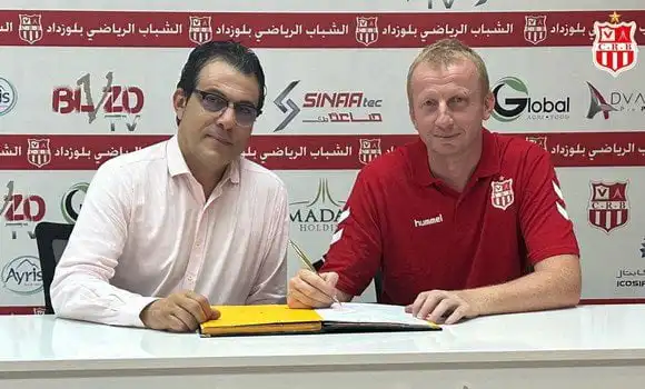 شباب بلوزداد: البلجيكي فان دين بروك مدربا جديدا