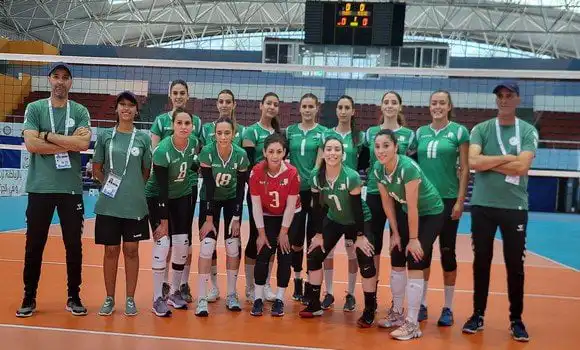 الألعاب الرياضية العربية / الكرة الطائرة سيدات : فوز الجزائر على الامارات العربية المتحدة 3-0