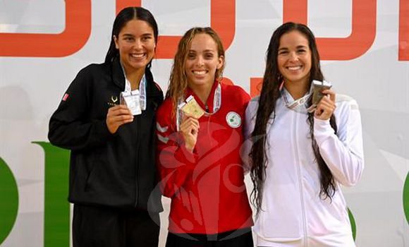 الألعاب الرياضية العربية-2023 /سباحة : ميدالية ذهبية للجزائرية آمال مليح في 50 متر سباحة على الظهر 1