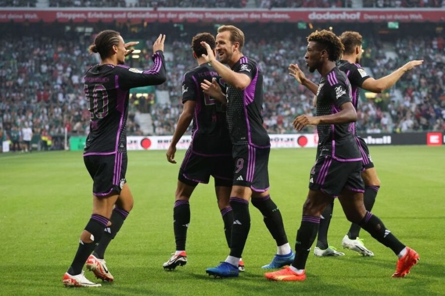 هاري كين يقود بايرن ميونخ للفوز على فيردر بريمن في افتتاح الدوري الألماني