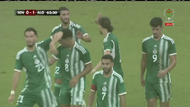 هدف فارس شايبي ضد السنغال , الجزائر 1-0 السنغال 14