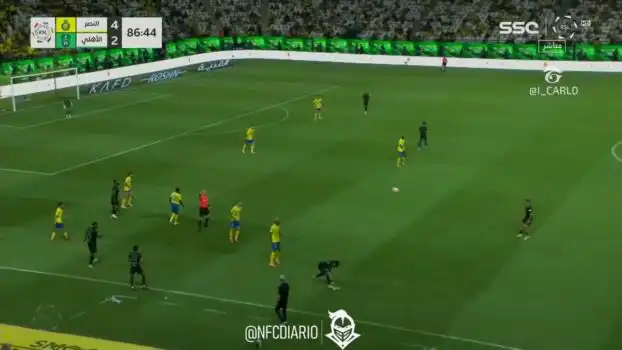 شاهد اسيست محرز الرائع ضد النصر اليوم