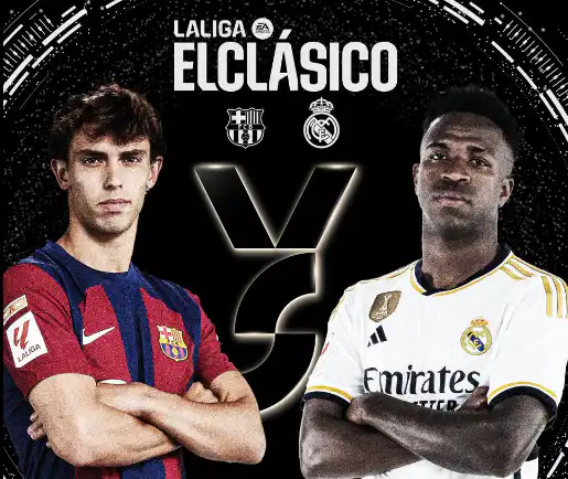 موعد وتوقيت الكلاسيكو 2023 : مباراة برشلونة وريال مدريد اليوم في الدوري الإسباني
