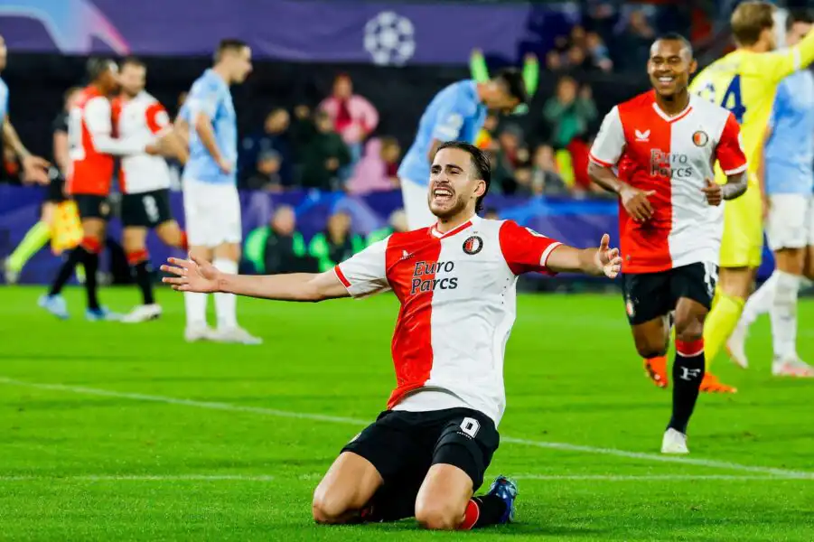 رامز زروقي يقود فاينورد للفوز ضد لاتسيو بدوري ابطال اوروبا