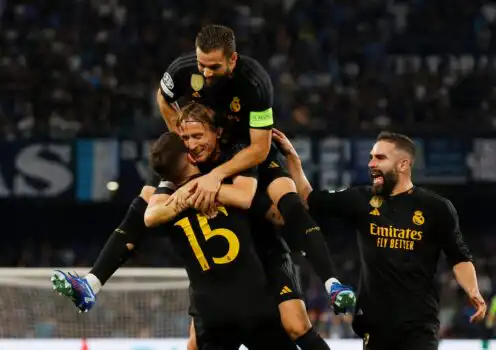 ريال مدريد يفوز على نابولي في دوري أبطال أوروبا