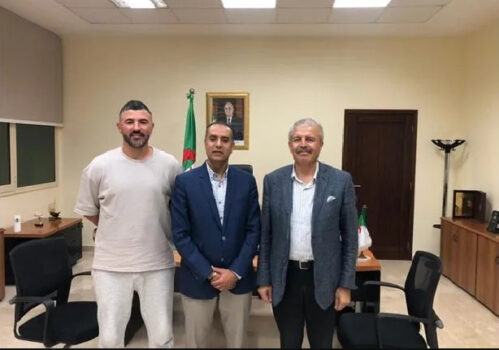 وليد صادي يستقبل المدير التنفيذي لاتحاد شمال افريقيا