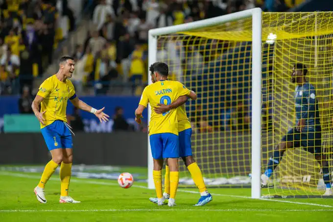 رونالدو يقود النصر للفوز على الأخدود بالدوري السعودي