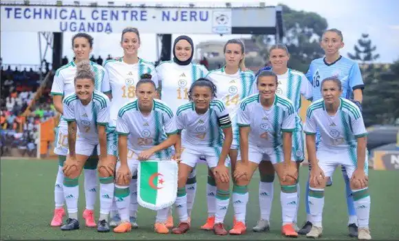 المواجهة بين المنتخب الجزائري للسيدات و نظيره البوروندي , لحساب الدور التصفوي الأخير لكأس إفريقيا للأمم-2024  بملعب 5 جويلية