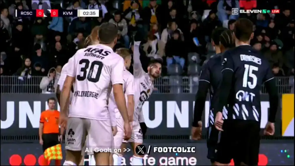 شاهد هدف آدم زرقان اليوم في الدوري البلجيكي
