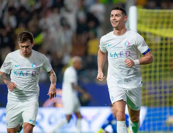 النصر يفوز على ضيفه الرياض في الدوري السعودي
