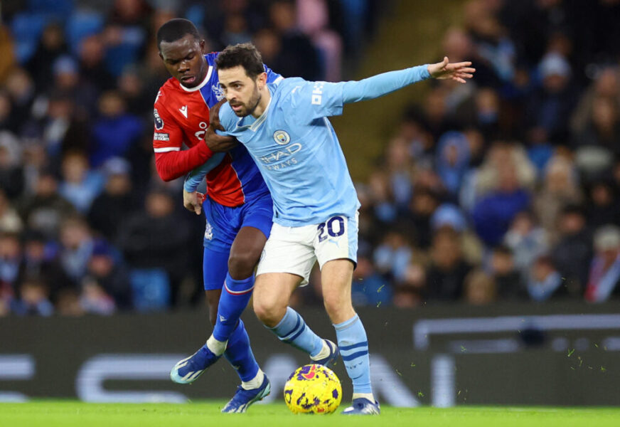 مانشستر سيتي يتعادل مع كريستال بالاس في الدوري الإنجليزي