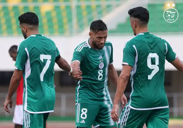 المنتخب الجزائري يفوز وديا على بوروندي برباعية