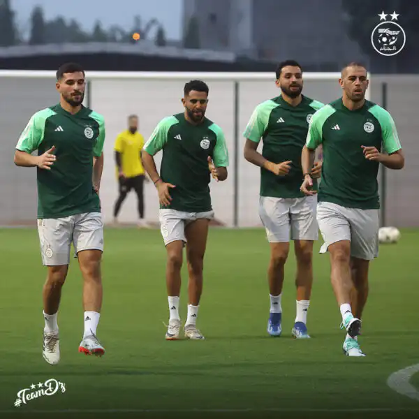 صور الحصة التدريبية الثانية ل المنتخب الجزائري ببواكي بكوت ديفوار