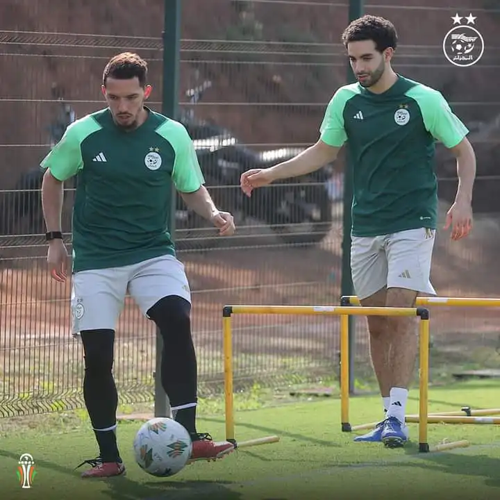 صور تدرييبات المنتخب الجزائري اليوم تحضيرا لمواجهة بوركينافاسو