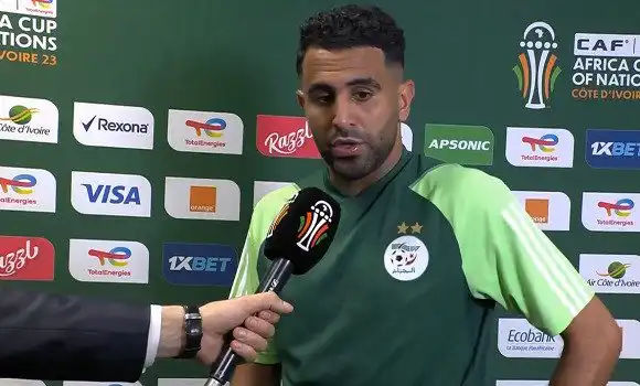 محرز نحن في الطريق الصحيح لا نستمع إلى جميع الأشخاص الذين يتحدثون خلف هواتفهم وأجهزة الكمبيوتر نحن نركز فقط على الملعب