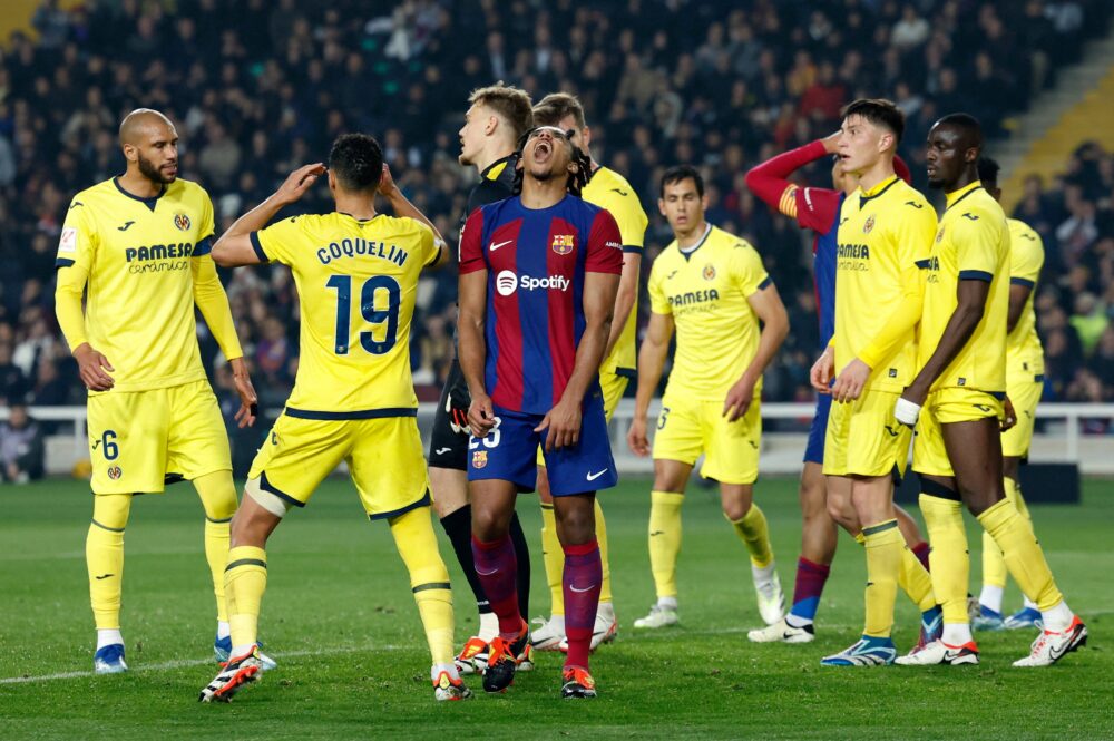 برشلونة يسقط على أرضه أمام فياريال بخماسية في الدوري الإسباني