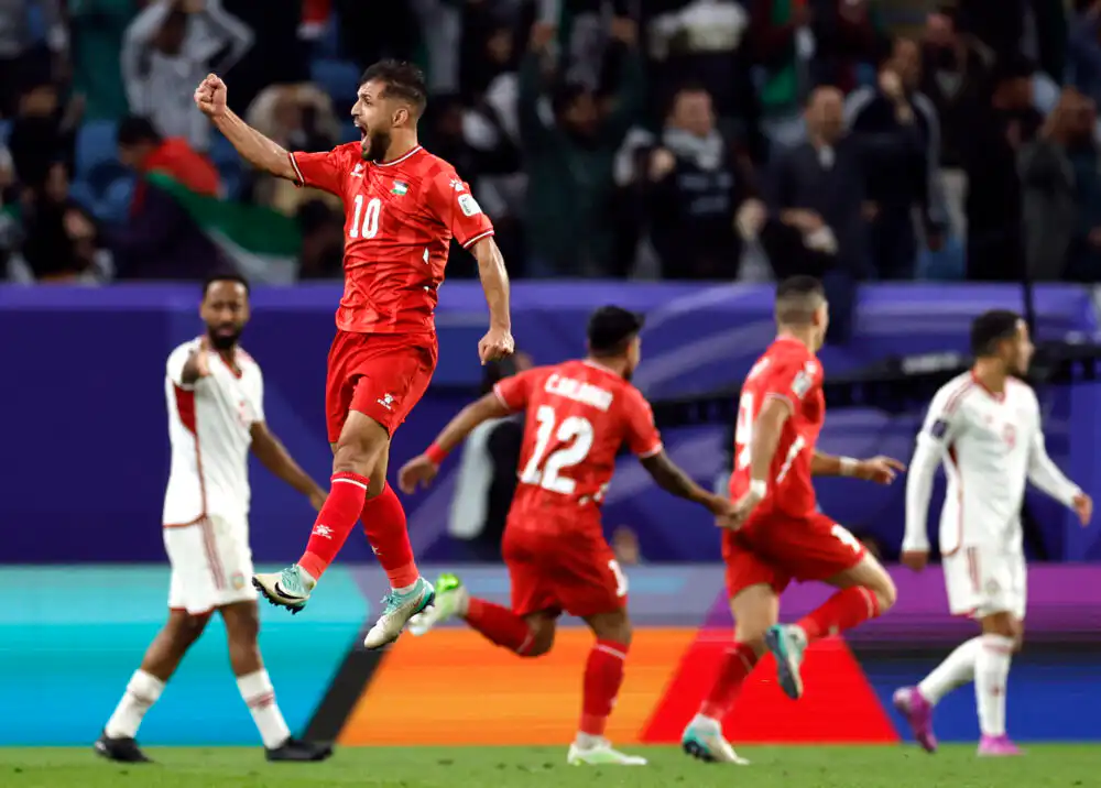 فلسطين تفرض التعادل على الإمارات ضمن كأس آسيا قطر 2023