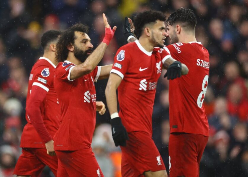 ليفربول يفتتح 2024 برباعية أمام نيوكاسل