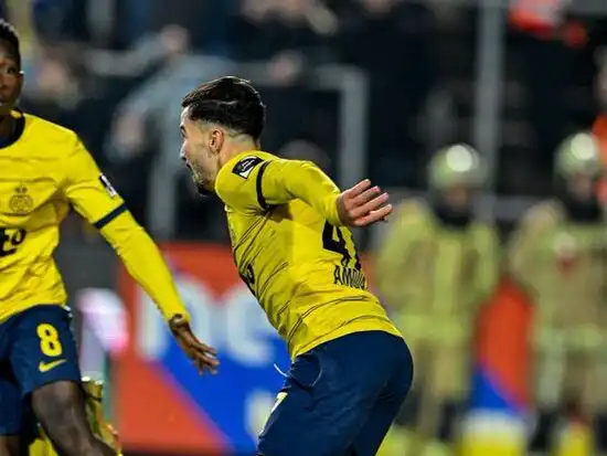 محمد أمين عمورة هداف و يبلغ نهائي كأس بلجيكا مع فريقه سانت جيلواز