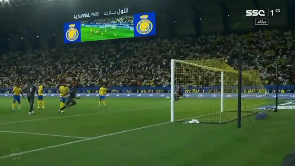 شاهد أسيست و هدف أمير سعيود ضد النصر اليوم