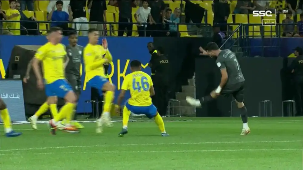 شاهد هدف أمير سعيود ضد النصر اليوم
