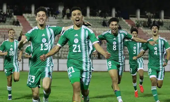 المنتخب الوطني يفوز على مصر في دورة الجزائر الدولية لأقل من 20 سنة