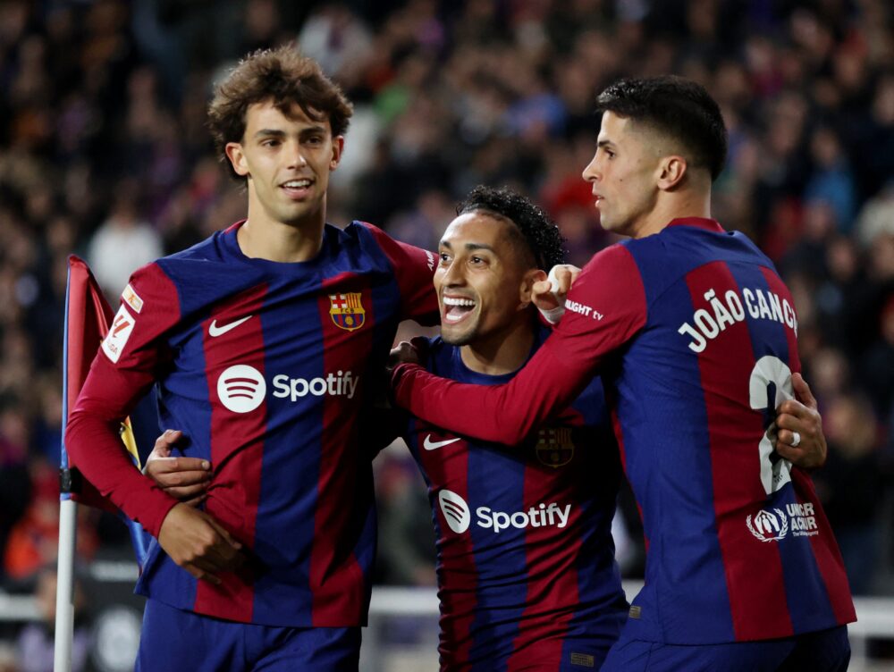 برشلونة يفوز على ضيفه لاس بالماس بهدف دون رد