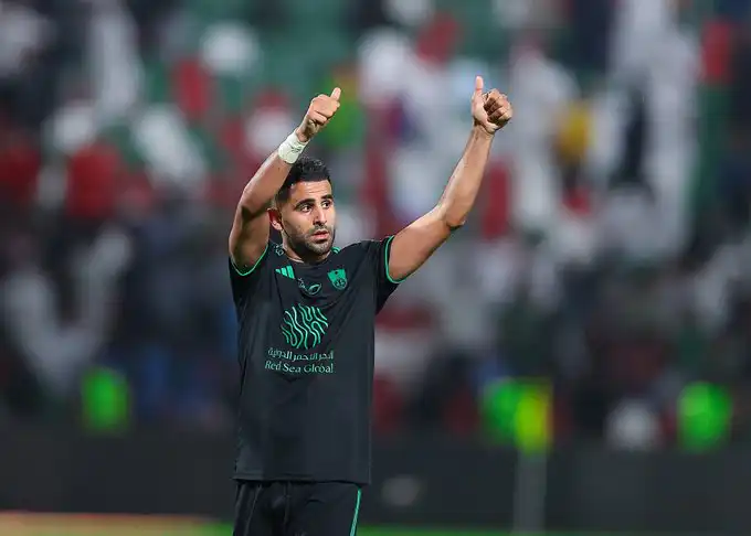 رياض محرز يتصدر ترتيب احسن الممرين في الدوري السعودي