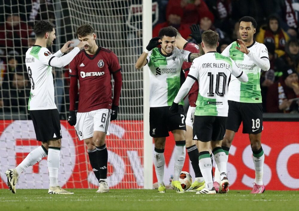 ليفربول يفوز على سبارتا براغ ويقترب من ربع نهائي الدوري الأوروبي