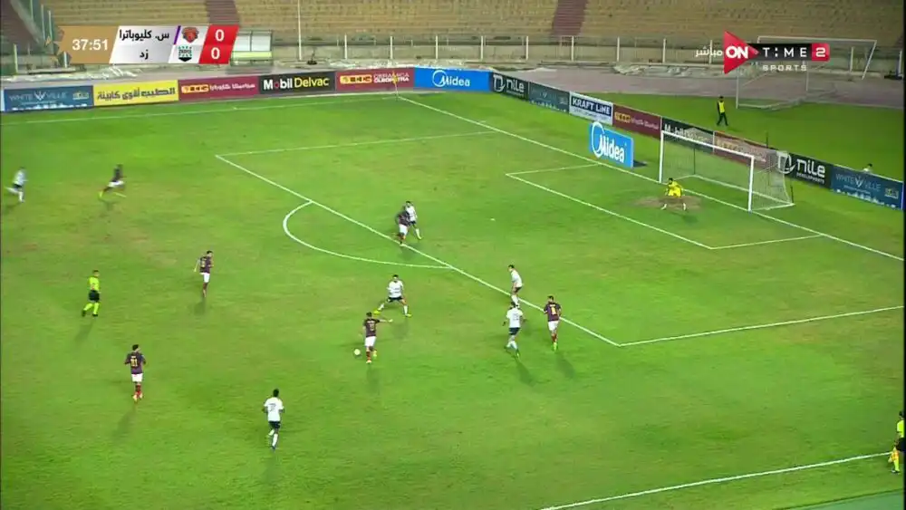 شاهد اسيست أحمد قندوسي مع سيراميكا بالدوري المصري
