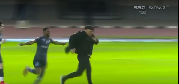 شاهد طريقة احتفال زكرينيو تصنع الحدث في السعودية