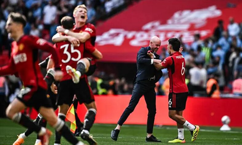 مانشستر يونايتد يتوج بلقب كأس الاتحاد الإنجليزي