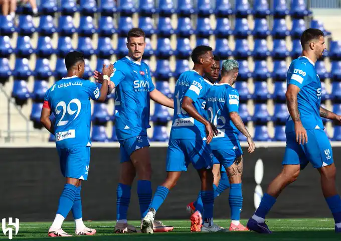 الهلال يفوز وديا على العربي القطري بهدفين دون رد