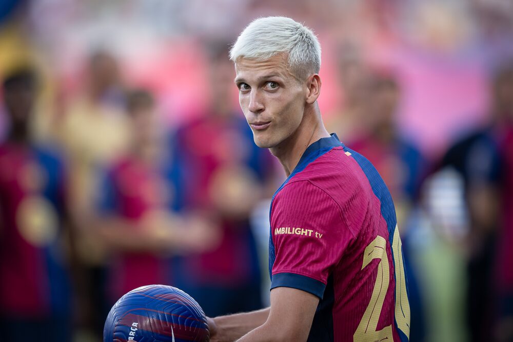 برشلونة ينجح في تسجيل لاعبه الجديد داني أولمو في الدوري الإسباني
