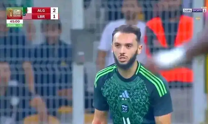 تقييم الجزائري امين غويري في مباراة اليوم ضد ليبيريا
