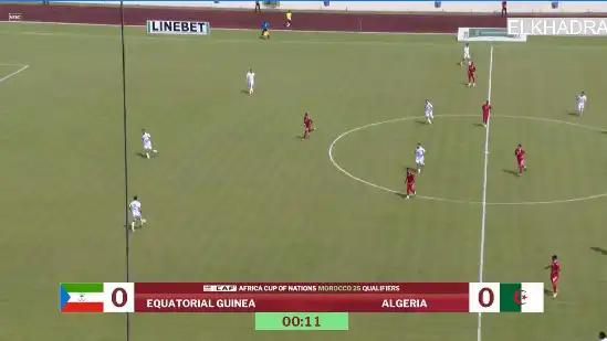 ملخص مباراة منتخب الجزائر أمام منتخب غينيا الاستوائية في تصفيات أمم أفريقيا 0 -0