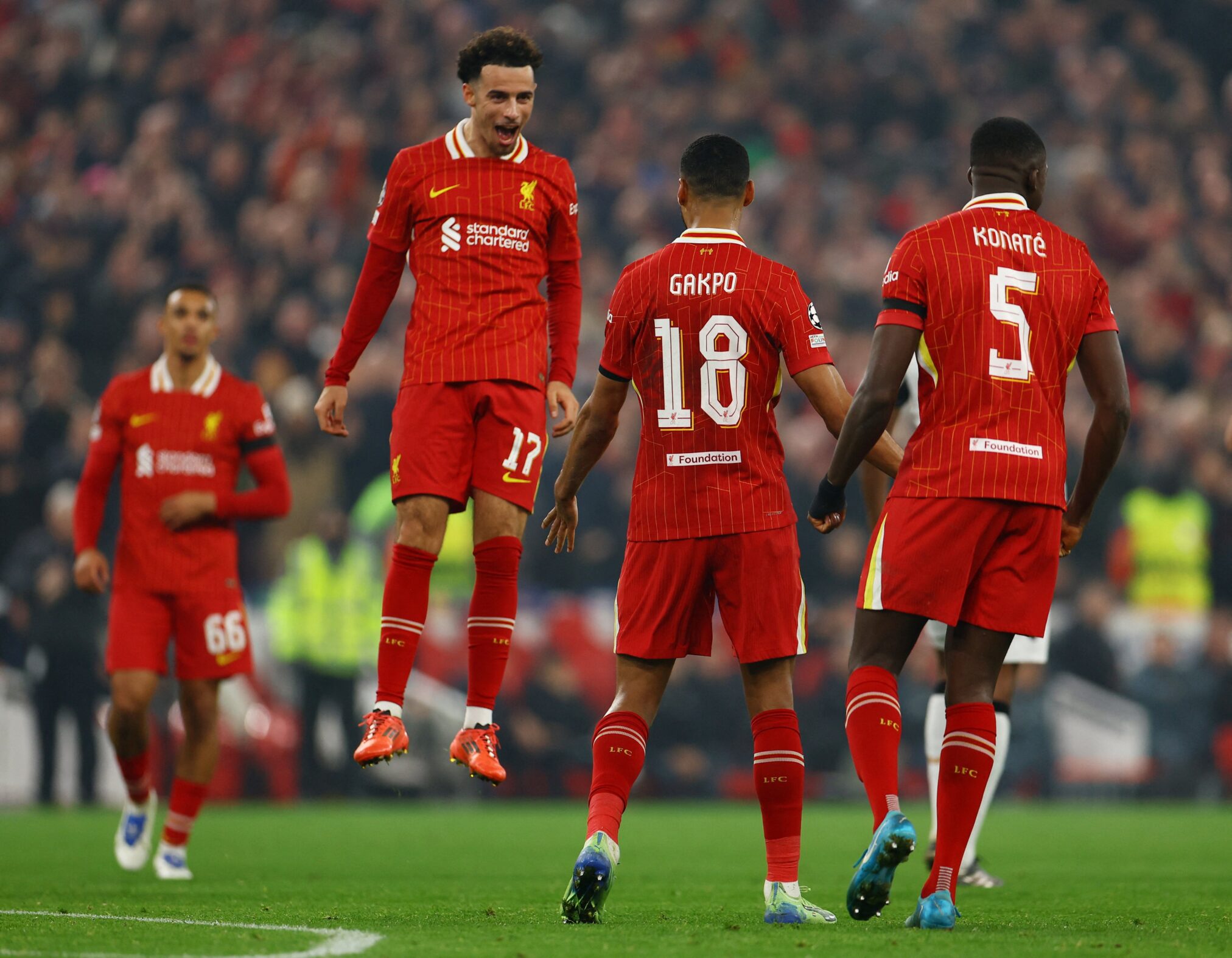 ليفربول يفوز على باير ليفركوزن في دوري أبطال أوروبا