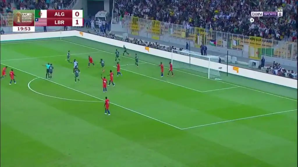شاهد هدف ماندي في مرمى ليبيريا اليوم