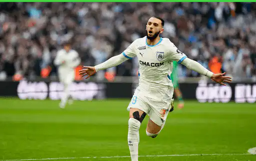 ارقام أمين غويري مع أولمبيك مارسيليا اليوم ضد سانت إيتيان