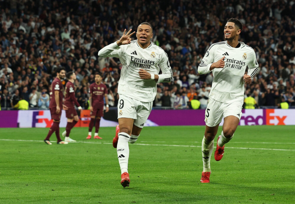 مبابي يسجل هاتريك ويقود ريال مدريد إلى ثمن نهائي دوري أبطال أوروبا