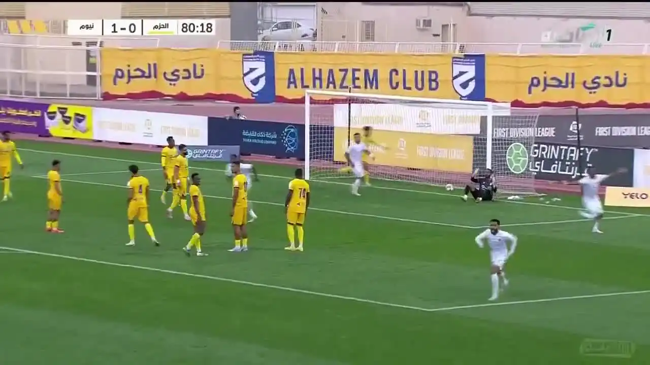 شاهد سعيد بن رحمة يسجل أول أهدافه في دوري نيوم السعودي و بطريقة جميلة