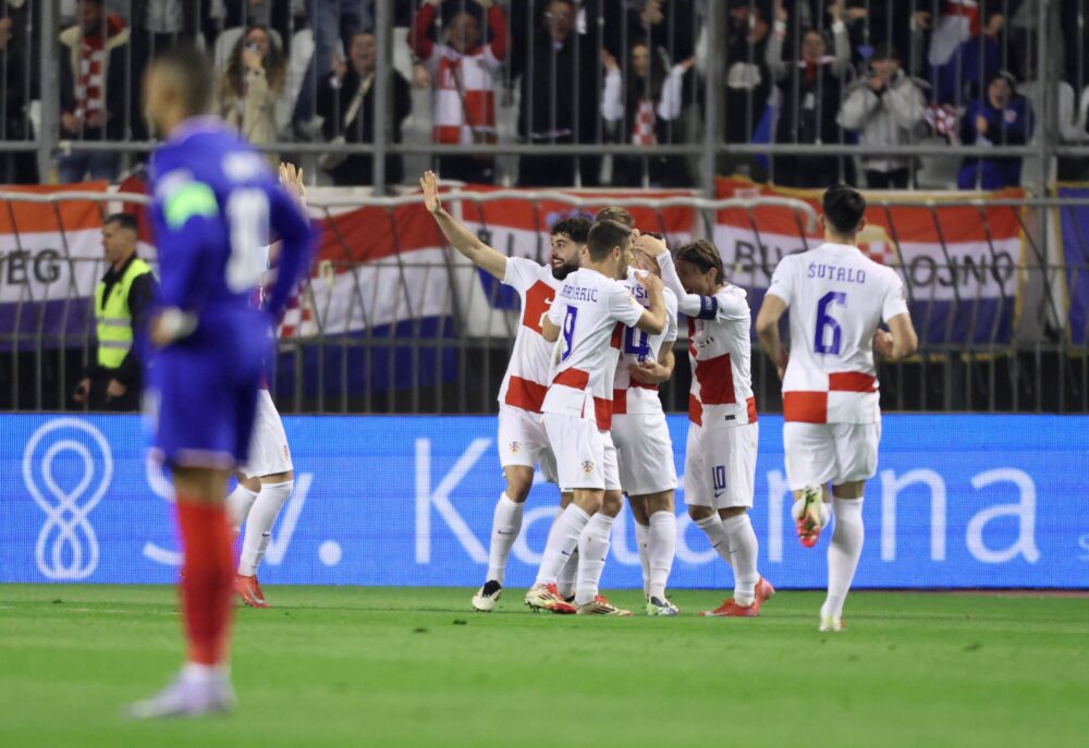 منتخب كرواتيا يتغلب على فرنسا في ذهاب ربع نهائي دوري الأمم الأوروبية